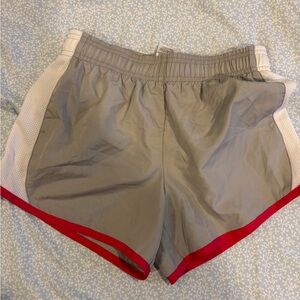 Athletic Works - Gray and Red Youth lined Shorts
